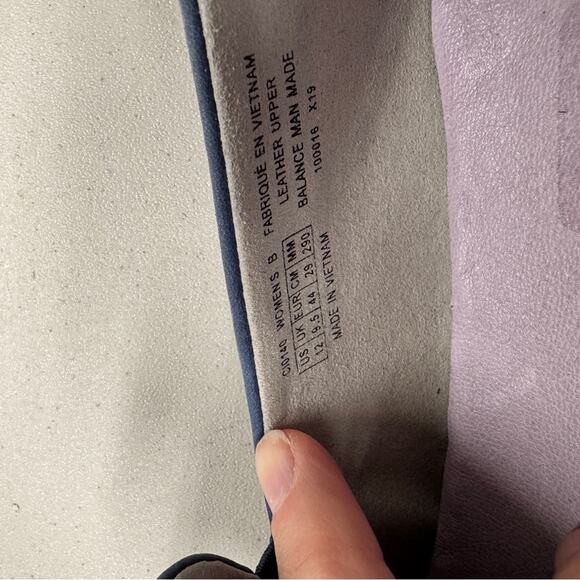 Aravon Blue Suede Loafer Shoes Womens 12 Casual Flats Comfort Casual Preppy - Picture 6 of 10